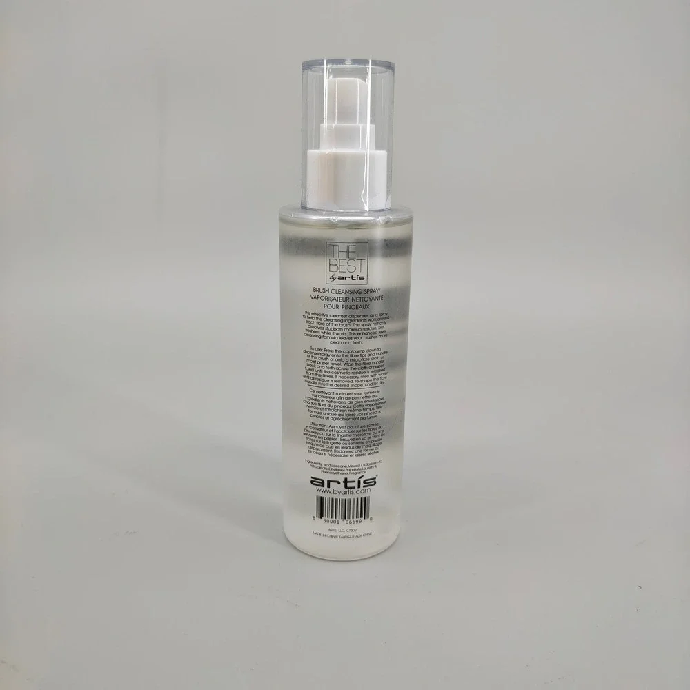 Artis Brush Cleansing Spray 200ml 6.7oz Makeup Residue Remover New